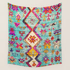 N178 - Antique Oriental Traditional Berber Bohemian Moroccan Style  Wall Tapestry Gallery Image 4