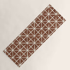 geometric triangles - brandywine Yoga Mat Gallery Image 1