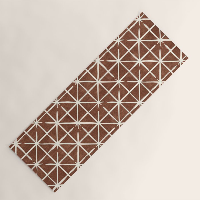 geometric triangles - brandywine Yoga Mat Gallery Image 1