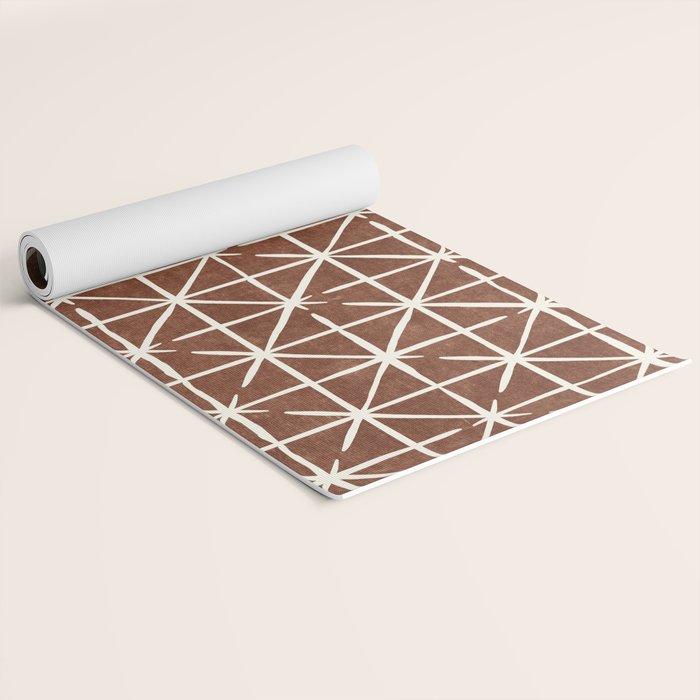 geometric triangles - brandywine Yoga Mat Gallery Image 2