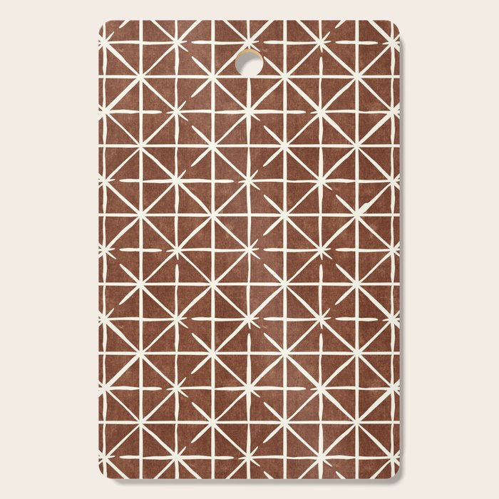 geometric triangles - brandywine Cutting Board Gallery Image 1