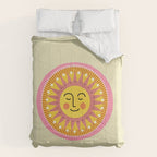 Smiling Sleeping Sun Face Comforter Gallery Image 6