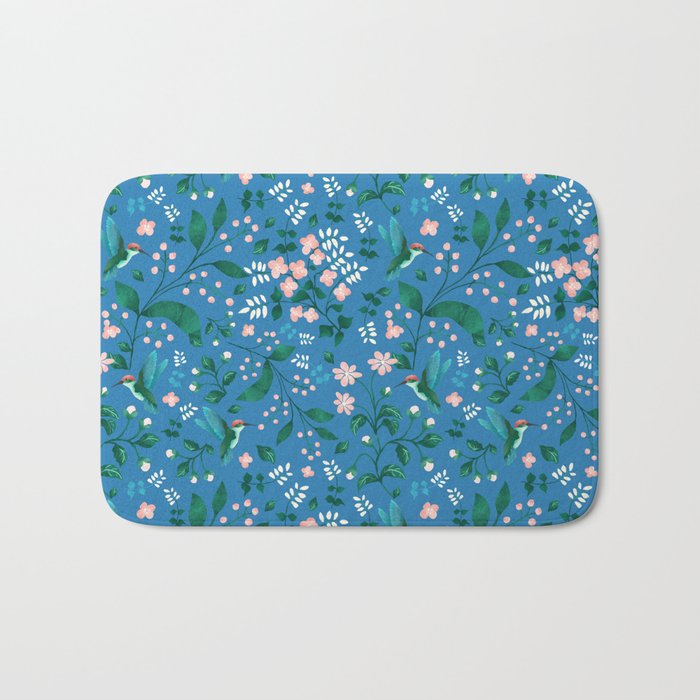 Hummingbird Garden II Bath Mat Gallery Image 1