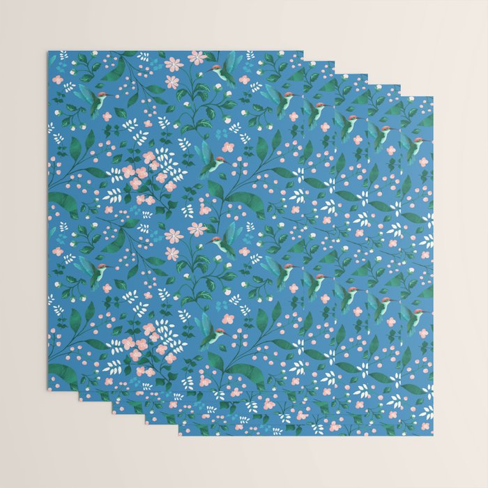 Hummingbird Garden II Wrapping Paper Gallery Image 3