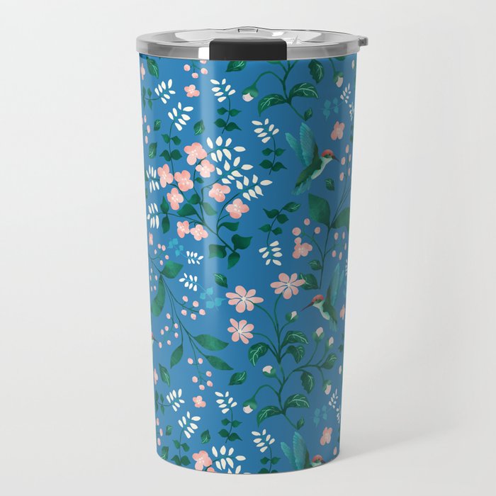 Hummingbird Garden II Travel Mug Gallery Image 1