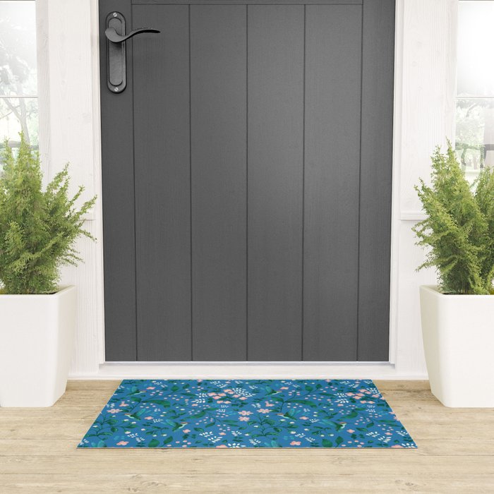 Hummingbird Garden II Welcome Mat Gallery Image 3