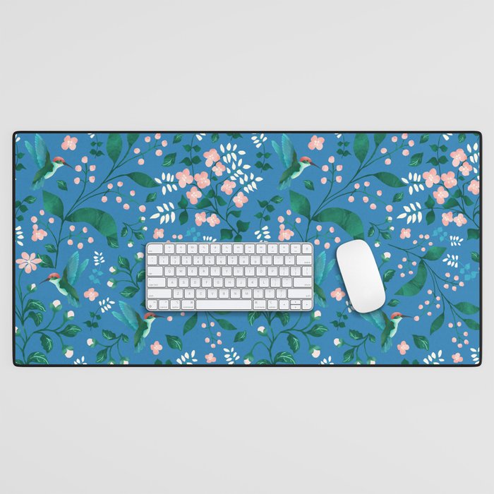 Hummingbird Garden II Desk Mat Gallery Image 1