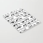 Anime eye cartoon comic art pattern Notebook Gallery Image 2