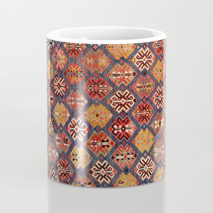 Azeri Zili Azerbaijan South Causasus Antique Rug Print Coffee Mug Gallery Image 4