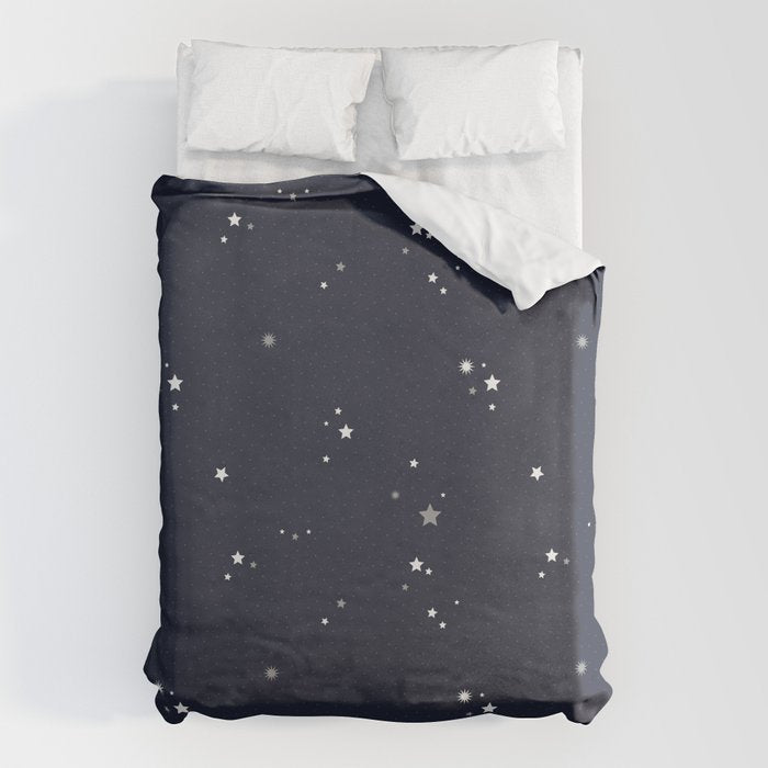 Starry Night Sky Duvet Cover Gallery Image 1