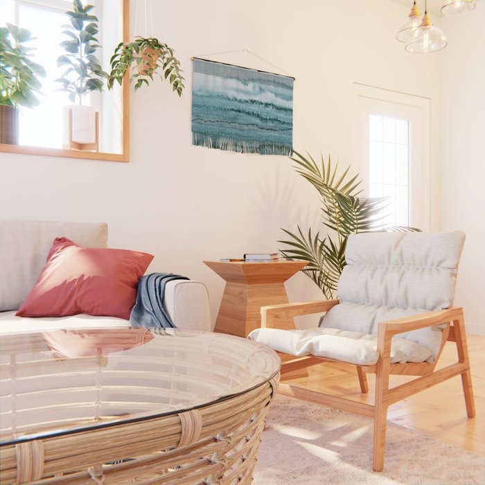 WITHIN THE TIDES - OCEAN TEAL Wall Hanging Gallery Image 2