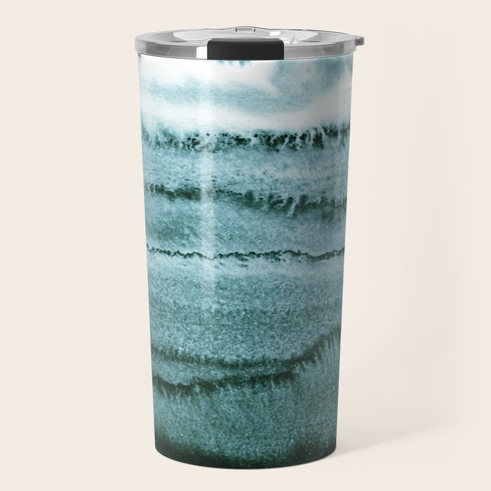 WITHIN THE TIDES - OCEAN TEAL Travel Mug Gallery Image 1