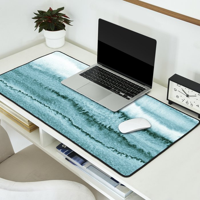 WITHIN THE TIDES - OCEAN TEAL Desk Mat Gallery Image 2
