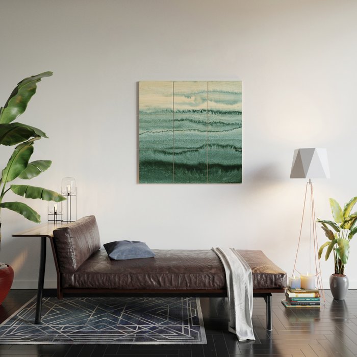WITHIN THE TIDES - OCEAN TEAL Wood Wall Art Gallery Image 2