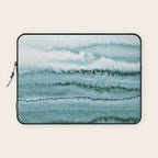 WITHIN THE TIDES - OCEAN TEAL Laptop Sleeve Gallery Image 1