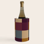 Bold Autumn Checks Pattern - Large XIII Wine Chiller Gallery Image 1