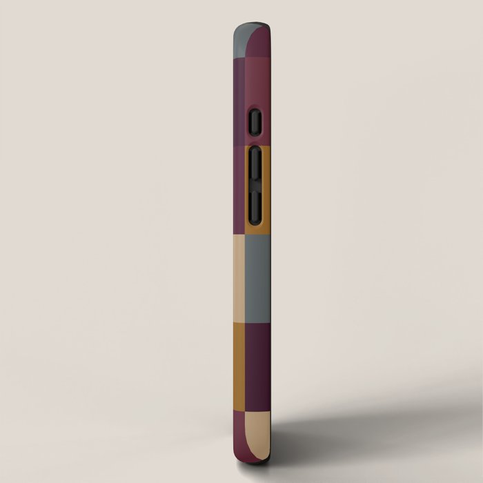 Bold Autumn Checks Pattern - Large XIII iPhone Case Gallery Image 2
