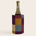 Bold Autumn Checks Pattern - Large XIII Wine Chiller Gallery Image 3