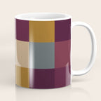Bold Autumn Checks Pattern - Large XIII Coffee Mug Gallery Image 1