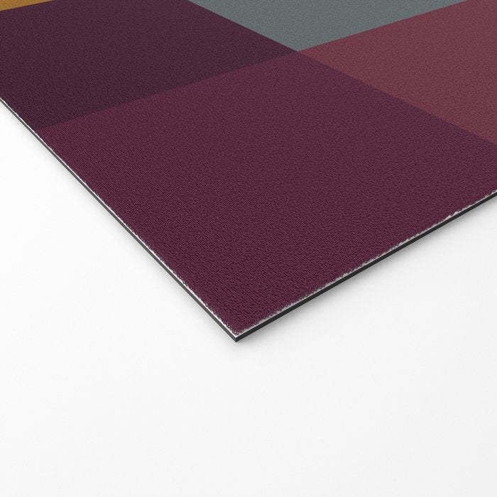 Bold Autumn Checks Pattern - Large XIII Welcome Mat Gallery Image 2