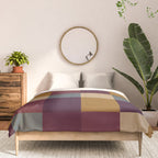 Bold Autumn Checks Pattern - Large XIII Comforter Gallery Image 3