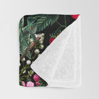 Delicious Floral Pattern Throw Blanket Gallery Image 3