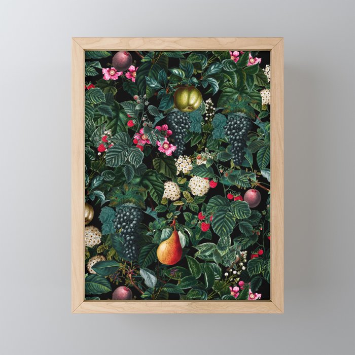 Delicious Floral Pattern Mini Art Print Gallery Image 1