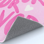Pink Maximalist Quote - More Amor Rug Gallery Image 4