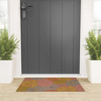 Exotic Groovy Flowers - Earthy Neutral Boho Garden Welcome Mat Gallery Image 3