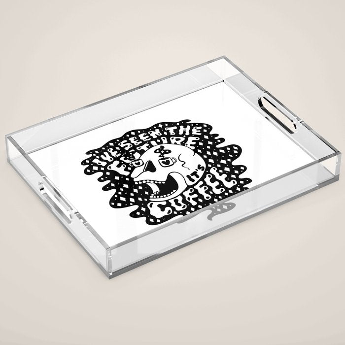The Future is Coffee Acrylic Tray Gallery Image 1