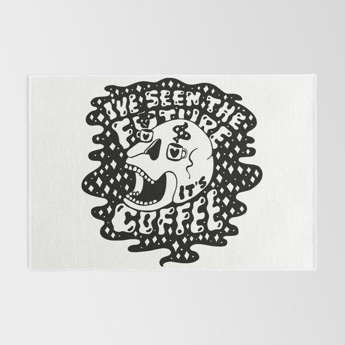 The Future is Coffee Rug Gallery Image 2