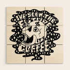 The Future is Coffee Wood Wall Art Gallery Image 1