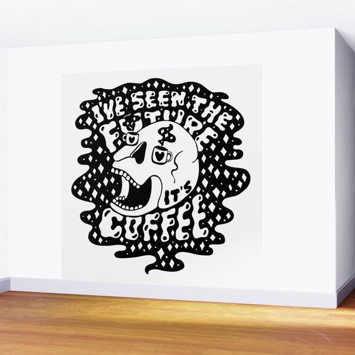 The Future is Coffee Wall Mural Gallery Image 2
