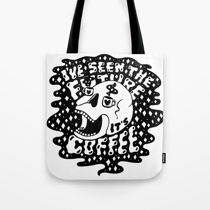 The Future is Coffee Tote Bag Gallery Image 1