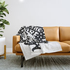 The Future is Coffee Throw Blanket Gallery Image 1