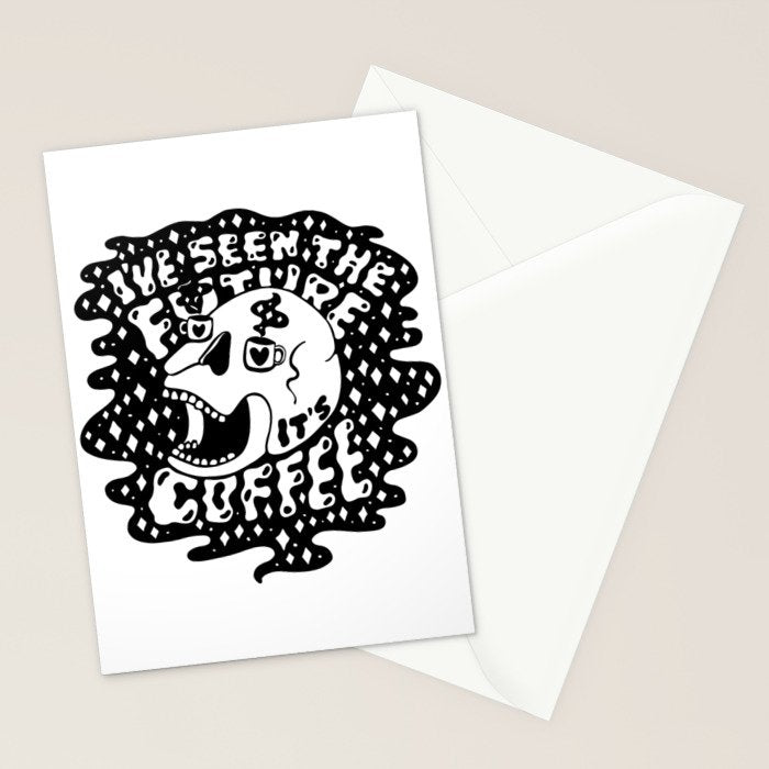 The Future is Coffee Stationery Card Gallery Image 2