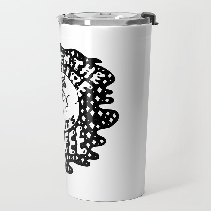 The Future is Coffee Travel Mug Gallery Image 2