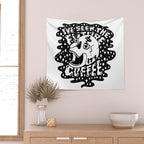 The Future is Coffee Wall Tapestry Gallery Image 2