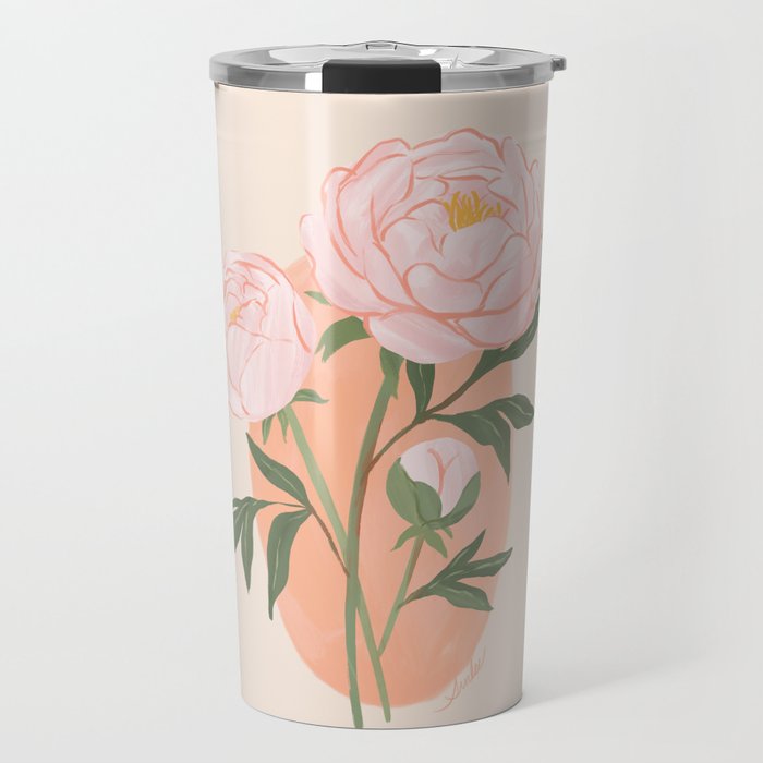 Peony Travel Mug Gallery Image 1