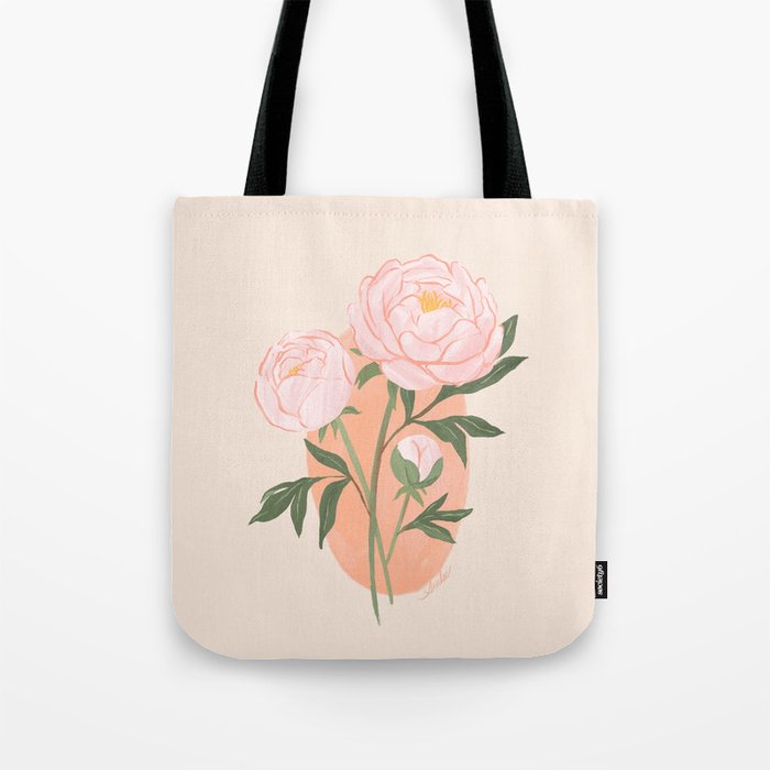Peony Tote Bag Gallery Image 1
