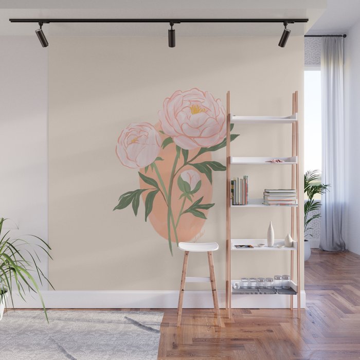Peony Wall Mural Gallery Image 1