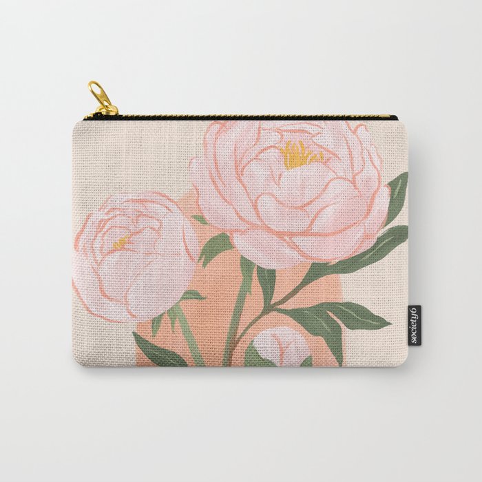 Peony Carry All Pouch Gallery Image 1