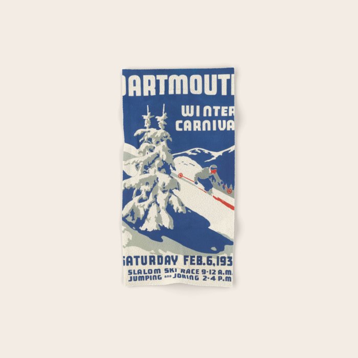 Dartmouth Winter Carnival 1937 Bath Towel Gallery Image 1