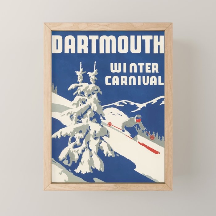 Dartmouth Winter Carnival 1937 Mini Art Print Gallery Image 1