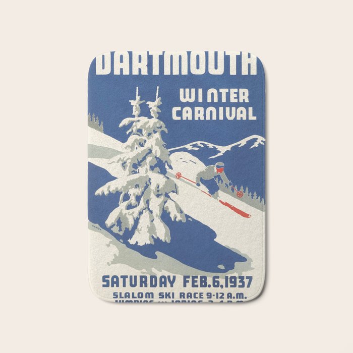 Dartmouth Winter Carnival 1937 Bath Mat Gallery Image 1