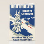Dartmouth Winter Carnival 1937 Stationery Card Gallery Image 2