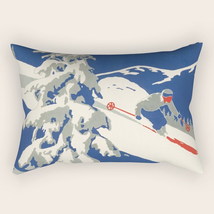Dartmouth Winter Carnival 1937 Rectangular Pillow Gallery Image 2