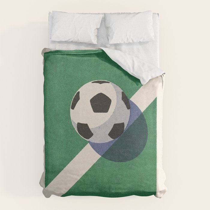 BALLS / Football II Duvet Cover Gallery Image 1