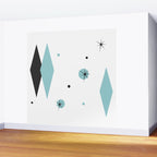 Vintage 1950s Mid Century Modern Design Wall Mural Gallery Image 2