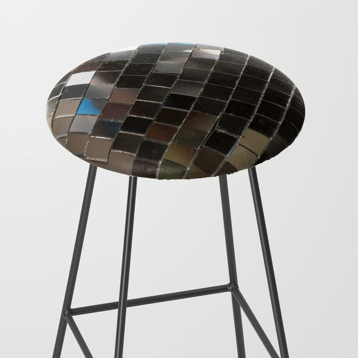 Silver Retro Disco Ball  Stool Gallery Image 2